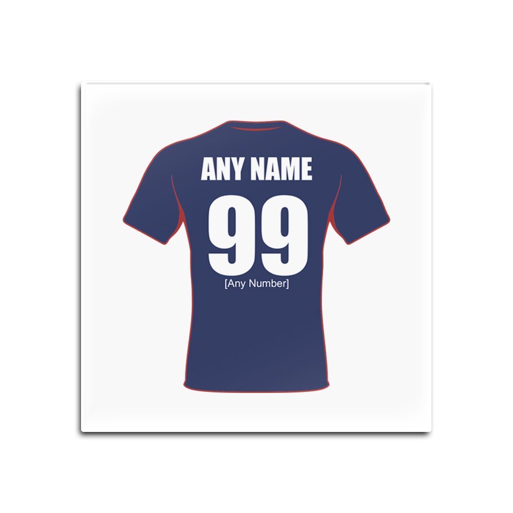 Personalised Gift - London Scottish Square Gloss Hardboard Coaster (Rugby Union Design Theme, Colour Options) - Any Name/Message on Your Unique Mat Pad - The Exiles
