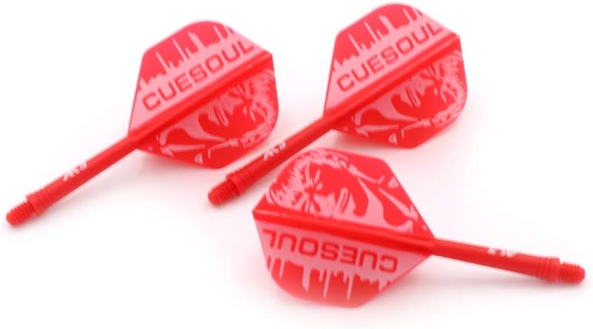 CUESOUL ROST Integrated Dartpfeile Schäfte Shafts and Darts Flights Standard Shape,Set of 3 pcs Unique Designed Pattern(CSAK-52XSG) - Image 4