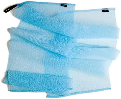 Self-cleaning Travel Washcloth. Stays odor-free and dries in minutes. Perfect for camping, hiking, backpacking, RVing, fitness, boating and at home. Outstanding compliment to any travel towel or camp towel. (Light Blue, XL)