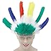 Bristol Novelty Novelty-BA711 BA711 Coiffe d'Indien d'Amérique pour Enfant, Multicolore, Taille Unique