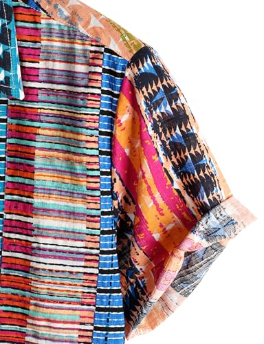 VATPAVE Mens Casual Hawaiian Floral Shirts Short Sleeve Button Down Tropical Shirts Beach Summer Shirts4