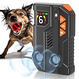 2026 Anti Barking Device for Dogs with AI Detection, Automatic Dog Barking Deterrent Devices with 2 Enhanced Ultrasonic Emitters, 4 Adjustable Modes, IPX6 Waterproof, Rechargeable Indoor Outdoor Use