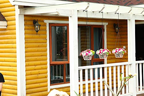 Uarepretty 3 Sets 24 Inches Hanging Chains For Planters, Ornaments， Bird Feeders, Billboards, Fruit Basket, Indoor And Outdoor (Black) #TOP2