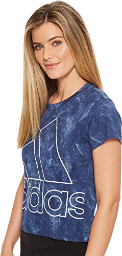 Adidas Sport Id Slim Tee Noble Indigo Lg #TOP1