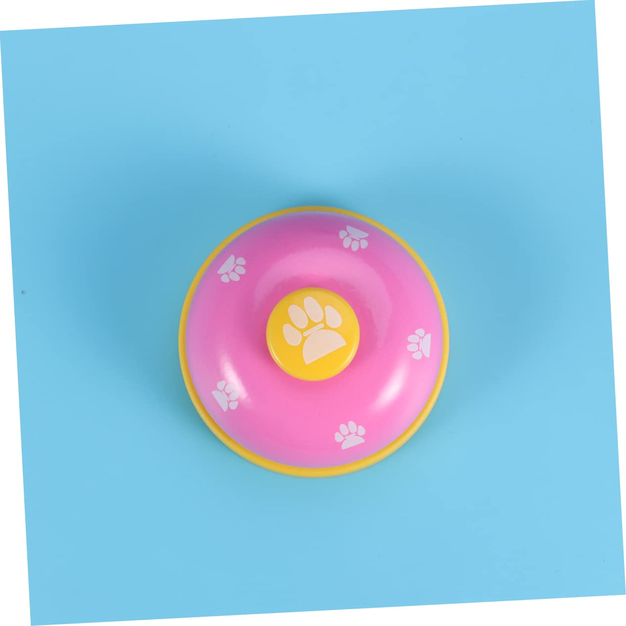 BCOATH Dog Potty Training Bell Toy for Puppy Communicate Pet Needs Loud Sound Flat Button Training Plastic Bells Random Color