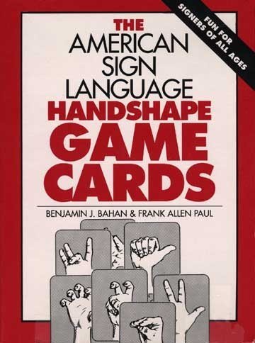American Sign Language Handshape Game Cards