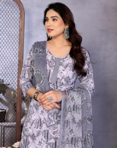 Image of Priyashi Women Unstiched Crepe dress materials | Crepe Salwar Suit for women with dupatta | suit material for women unstitched
