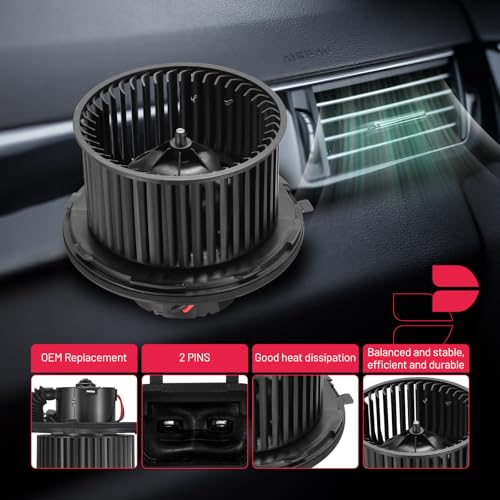 Image of BDFHYK AC Heater Blower Motor Fan Compatible with Escalade EXT Avalanche Silverado Suburban Sierra 1500 2500,HVAC Blower Motor Assembly 52400425 52400050