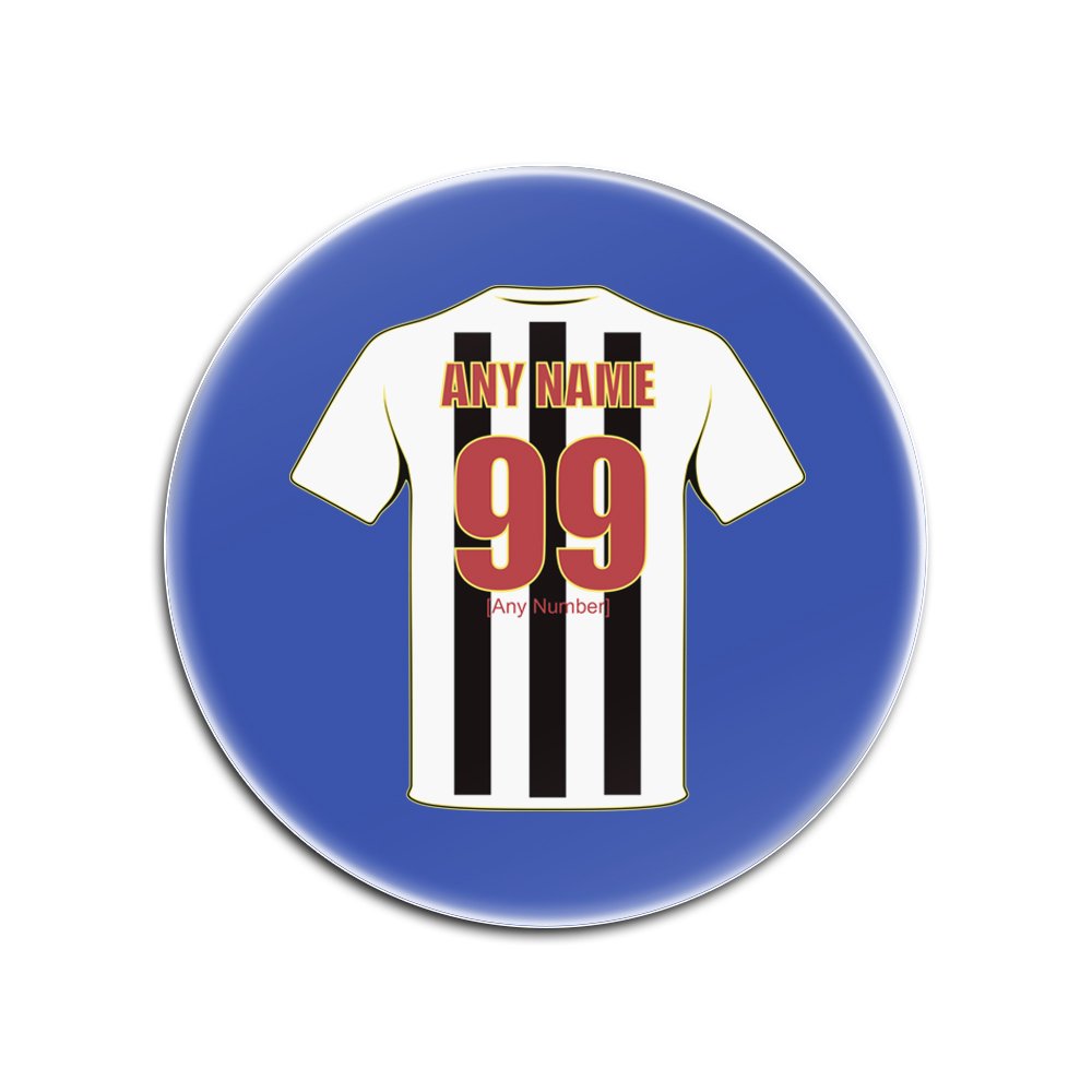 Dessous de verre football bleu pour soirées de match en lot