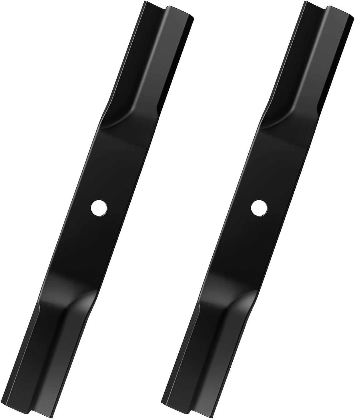 AM100946 Low Lift Mower Blades for John Deere Lesco 38 Inch Deck 316 318 322 325 330 332 GT235 GT242 LT150 LT133 LT155 LX188 S92 SRX95 STX38 SX95 38" Replace M82408 050536 Blades 2 Pack