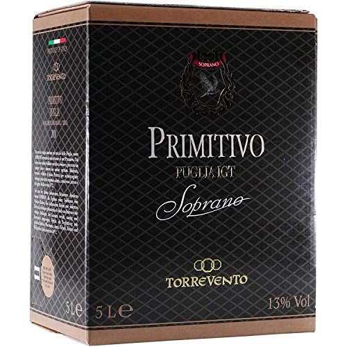 Rotwein Italien Primitivo Puglia IGT Soprano Bag in Box trocken (1x5L)