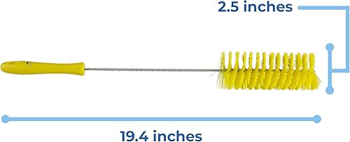 Vista 23 de Vikan cepillo suave para tubo, poliéster, Blanco, 1