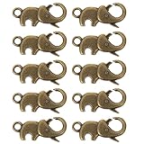 Milisten 10pcs Diy Pendant Clasps Key Chain Jewelry Bracelet Buckles Lobster Clasps for Diy Chain Jewelry