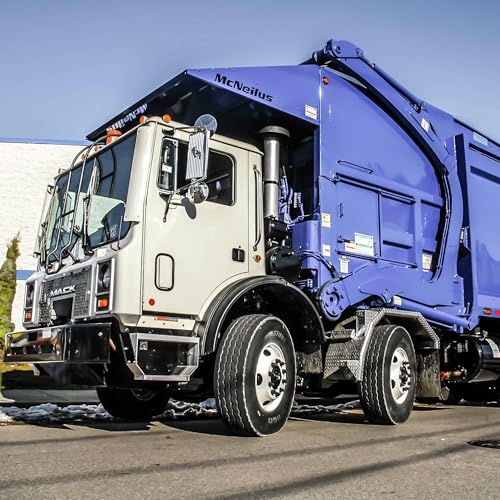 Il fait Sherbrooke d'Est en Ouest accroch&eacute; &agrave; un camion de vidange!