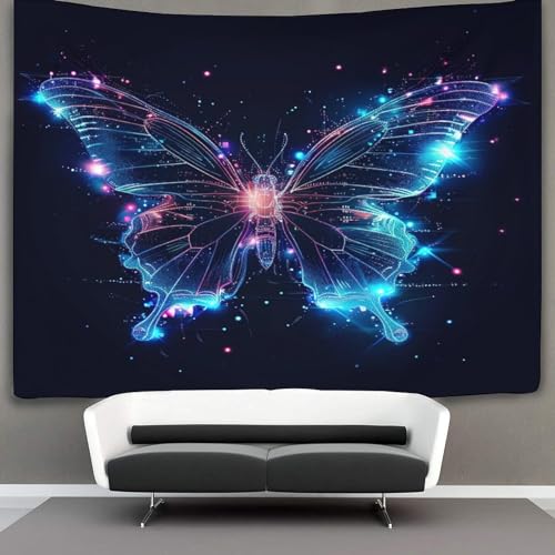 Motifs 3D d'insectes tenture murale pour masquer mur abîmé