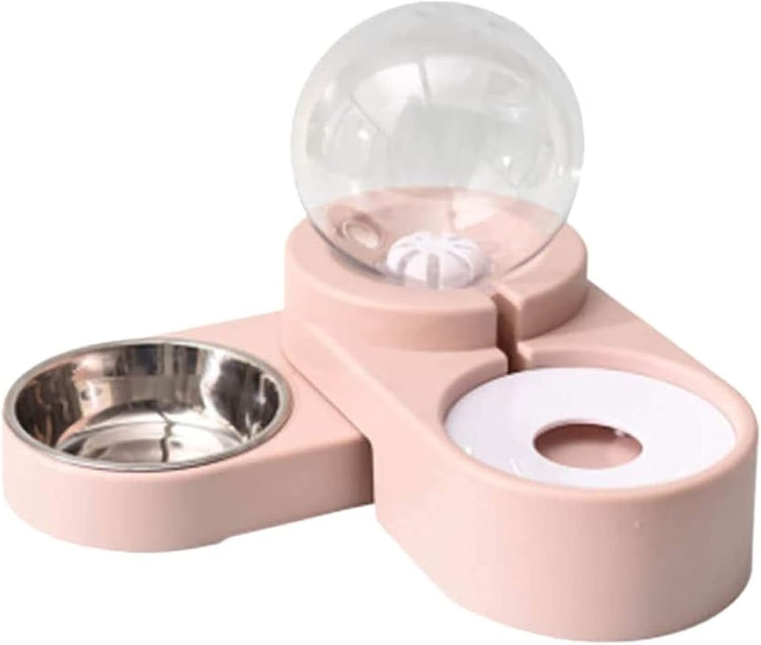 Automatic Cat Feeder 1.8L Cat Dog Food Dispenser Durable Automatic Gravity Cat Dog Feeder Practical Automatic Pet Feeder Food Dispenser for Cats Small Dogs and Other Cute Small Pets