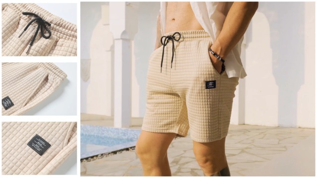 JMIERR Mens Casual Shorts Relaxed Fit Comfy Stretch Elastic Waist