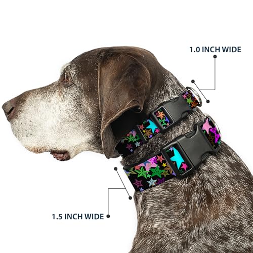 Collar de perro resistente con cierre seguro de hebilla y diseño Stargazer 3