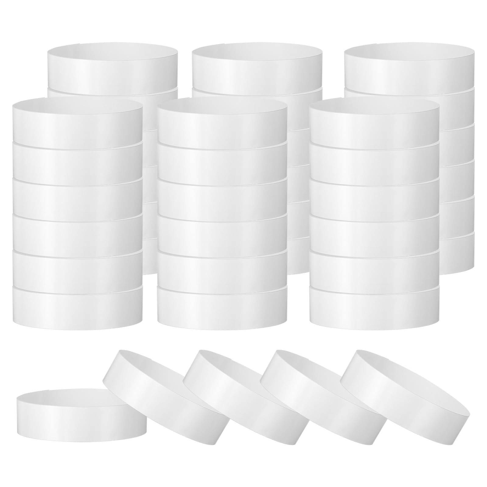 PATIKIL Paper Wristbands for Events 200 Pack Neon Party Wrist Bands