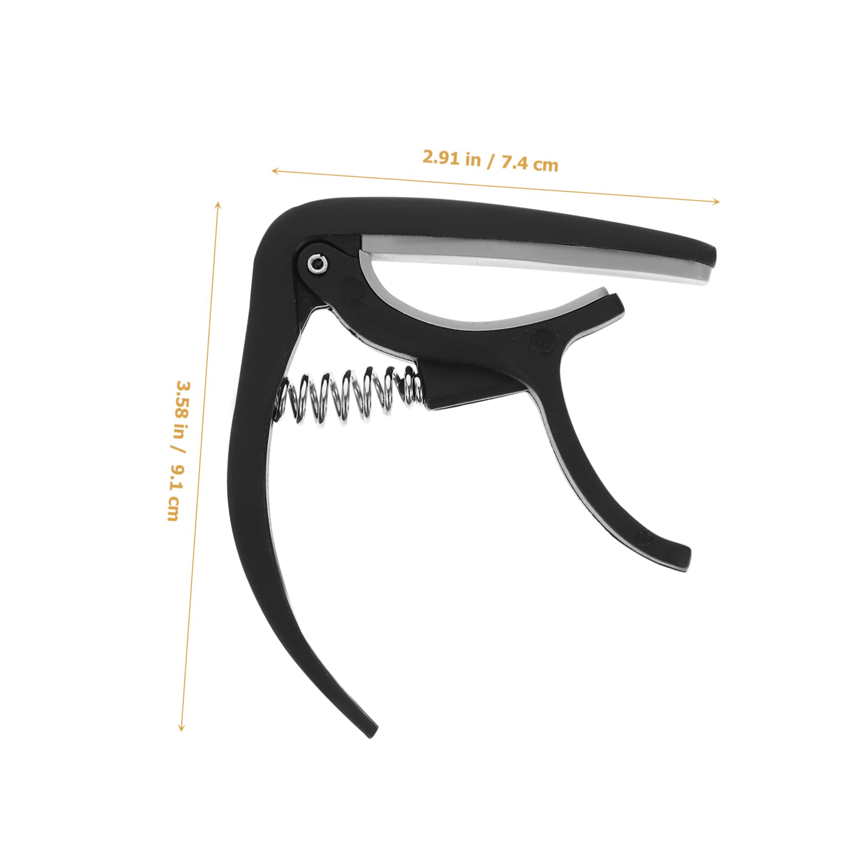 BESPORTBLE Guitar Capo for Acoustic and Ukulele Portable Spring Tension Capo Versatile Clip Tuner for String Instruments present for Musicians and Guitar Enthusiasts
