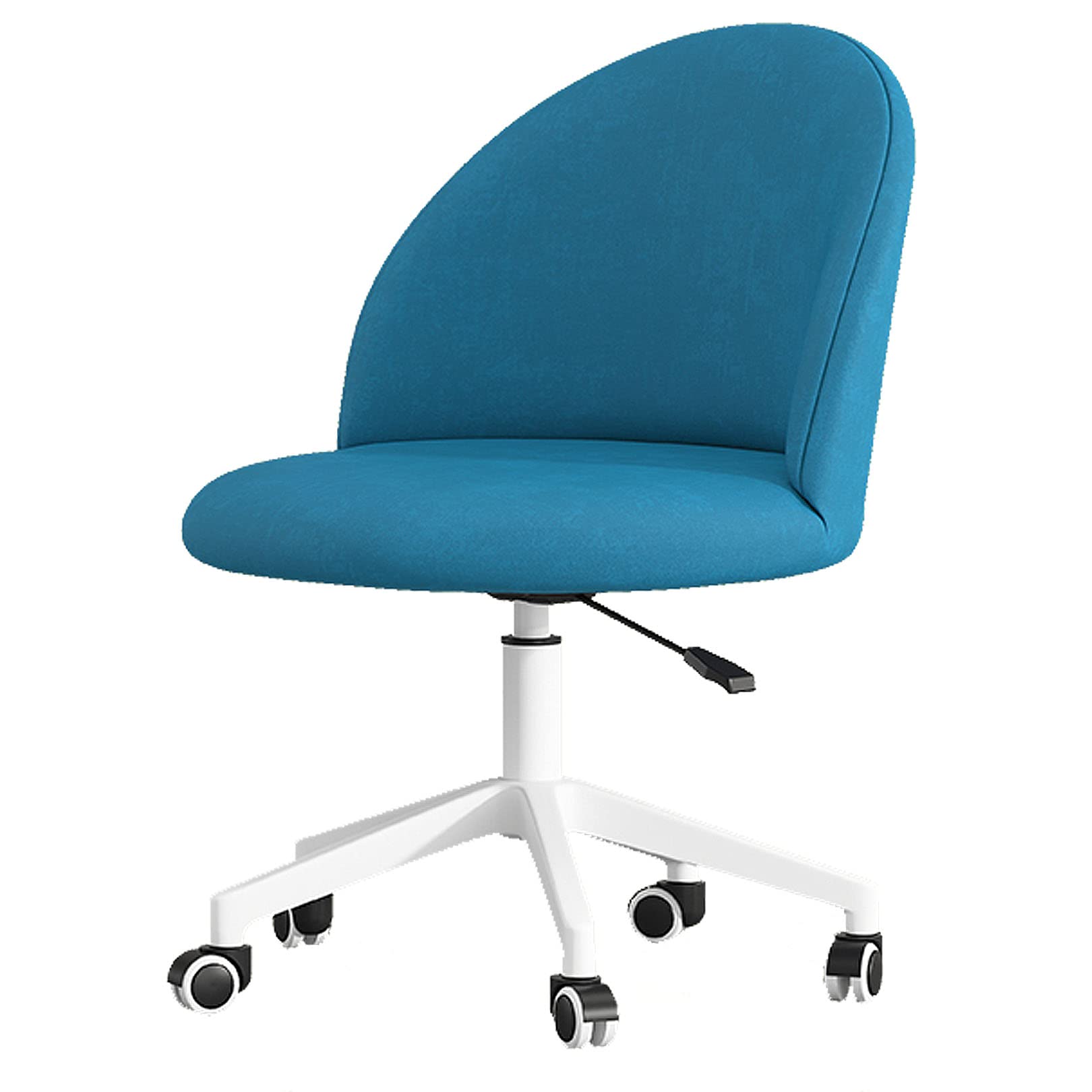 Chaise pivotante confortable en velours avec assise réglable