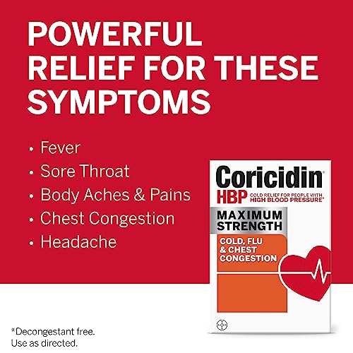 Coricidin Hbp YAO733 Decongestant-Free Cold Symptom Relief For People With High Blood Pressure thumb #1