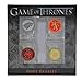 Rabbit Tanaka Game of Thrones House Sigil Shot Glass Set - Square House Sigil Shot Glasses - Set of Four Shot Glasses - Novelty Glassware Collectibles