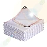 Tela de sombra del 80 % con ojales, red solar resistente a los rayos UV, red de sombra para jardín con borde de cinta, parasol para exteriores, para