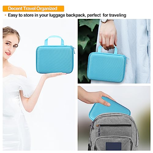 Image of Elonbo Carrying Case ​for Nebulizer Replacement Parts Kits /Asthma Inhaler /Inhaler Spacer Masks /Nebulizer Tubing Mouthpiece Accessories Replacement Set, Handheld Inhaler Nebulizer Bag (Case Only)