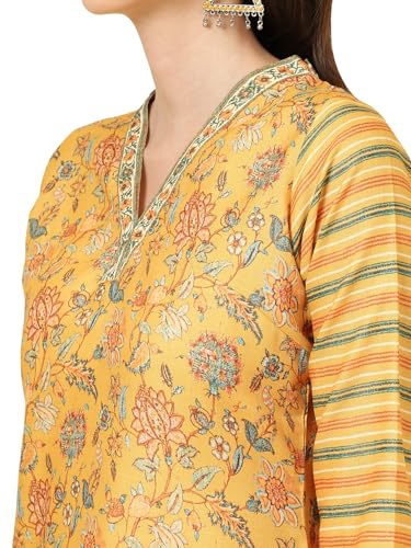 Image of Sugathari Women's Kurta Set for Women | Women Kurta | Women Kurta Sets Kurtis | Women Kurta Pant Set | Women Kurta Pant Set Women Kurti Set with Pant | Women Kurti Set with Pant Cotton (KP 96)