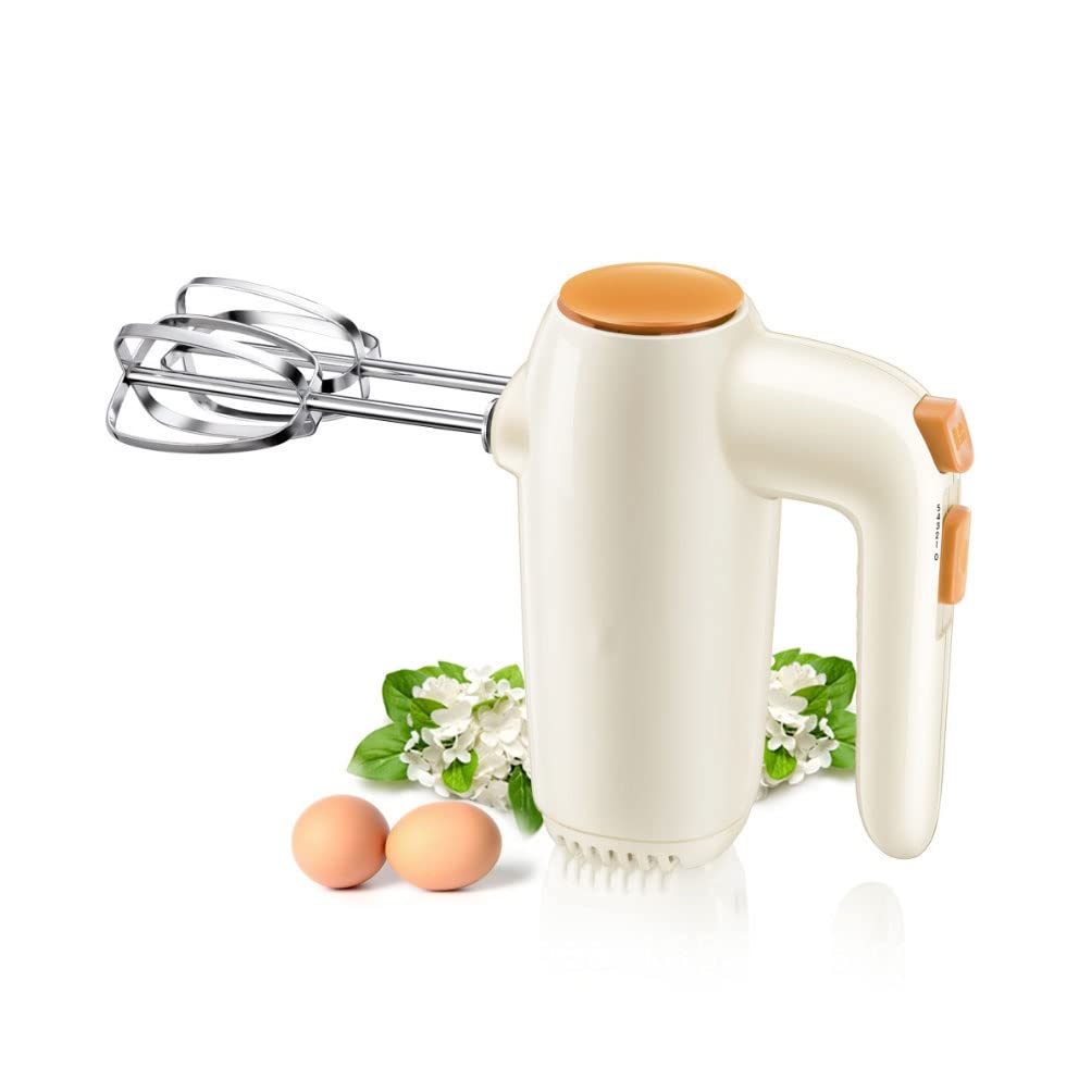Mini Electric Hand Mixer 5-Speed 125W Lightweight with Soft-Grip Anti-Slip Handle Includes Accessories to Beat Whisk and Dough