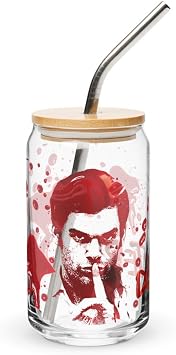 SHOWTIME Dexter Guilt Can Be A Killer Can Shaped Glass - Officially Licensed