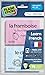 Flashsticks French Post-it Notes (75 words) | Essential French vocabulary for Dining and Eating out at Restaurants | Fun and Effective way to make language learning part of your daily routine+FREE App