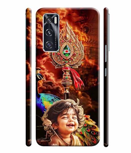 Image of Lord Murugan God Kartikeya Printed Hard Back Case Cover & Compatible for Vivo V20 SE (Multicolor) - D1804