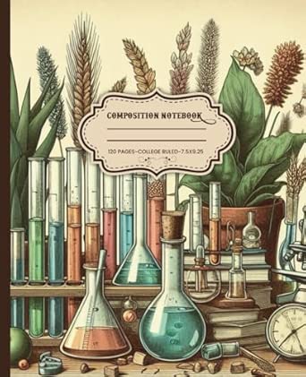 Amazon.com: Vintage Composition Notebook: Chemistry Science Lab ...