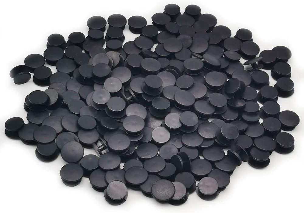 200pcs Plastic Button Black Buckle Charm Backs DIY Shoe Charm Accessories for Flat Shoe and Wristband Charms Back Ornaments 10 * 12mm Black Round Buttons