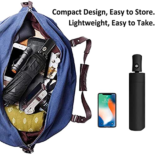 Image of Hannstar Automatic Kids Umbrella, Folding Telescopic Toddler Umbrella for girls & boys, UV /Sun Protection - Strong and Portable - Compact, Durable, Lightweight Cute Kitty Brolly