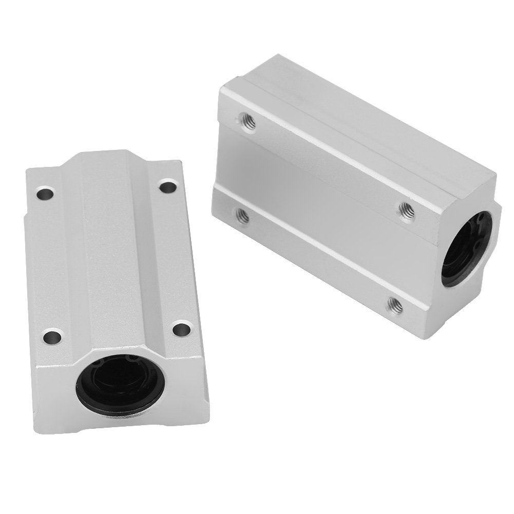 Lot de 2 roulements à billes linéaires SCS12UU - En aluminium - 12 mm - Pour CNC