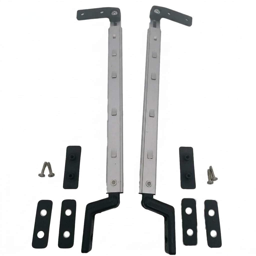 CR-MOESANCO® Kompass-Set rechts + Links für Wohnwagen, Arm für Wohnmobil-Fensterstütze, Hebestütze ohne Verschluss (230 mm)
