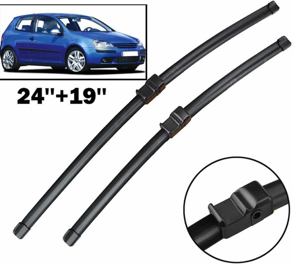 Escobillas limpiaparabrisas Delanteras JUWENFF para VW Golf 5 2003-2005, limpiaparabrisas para Coche, limpiaparabrisas, Ventana de Coche