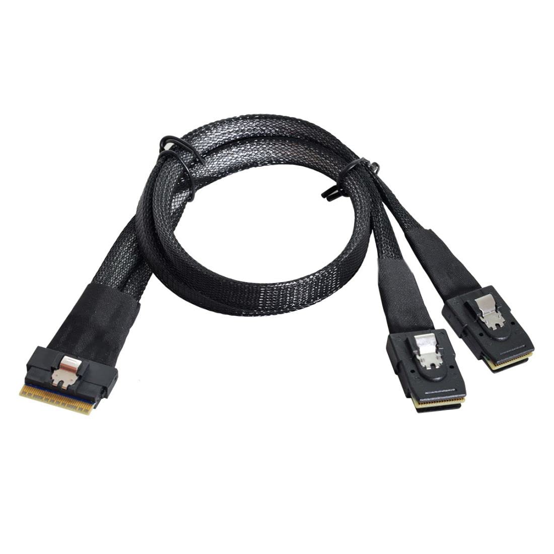 chenyang CY SFF-8654 8i 74Pin PCI-E Ultraport Slimline SAS Slim 4.0 a doppio cavo SFF-8087 Mini SAS PCI-Express