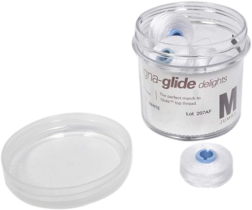 Fil-Tec Magna-Glide Delights Poly Style M Prewound Bobbins White