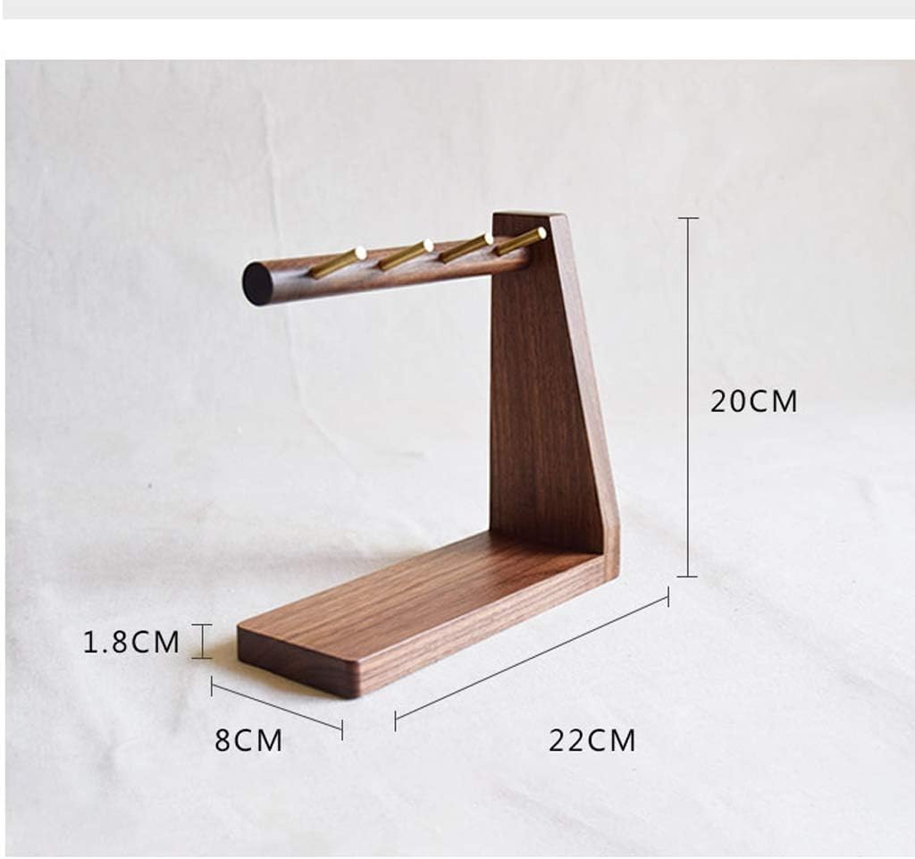 Brass Key Holder L-Shaped Tenon-and-Mortise Structure Entrance Storage