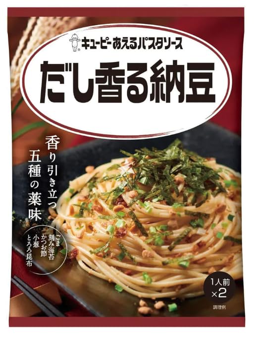 KEWPIE Japan Pasta Sauce Mix with Dashi-Shoyu & Natto (2 Servings) 60.6g