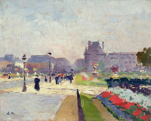 Affiche Avenue Paul Deroulede Paris par Jules Ernest Renoux Toile 60x90cm