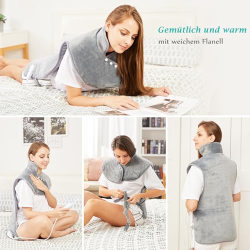 Wärmekissen Mia&Coco Heizkissen für Rücken, Schulter und Nacken