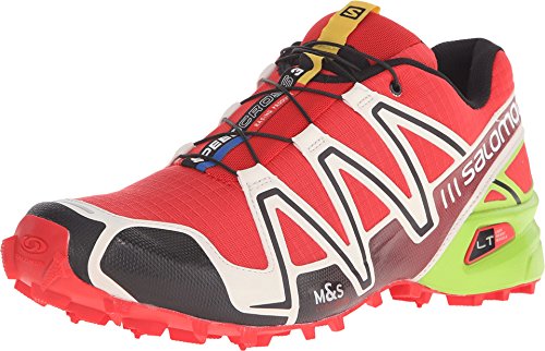Salomon Herren Speedcross 3 Traillaufschuhe, Rot (Radiant Red/Light Grey-/ Granny Gre)