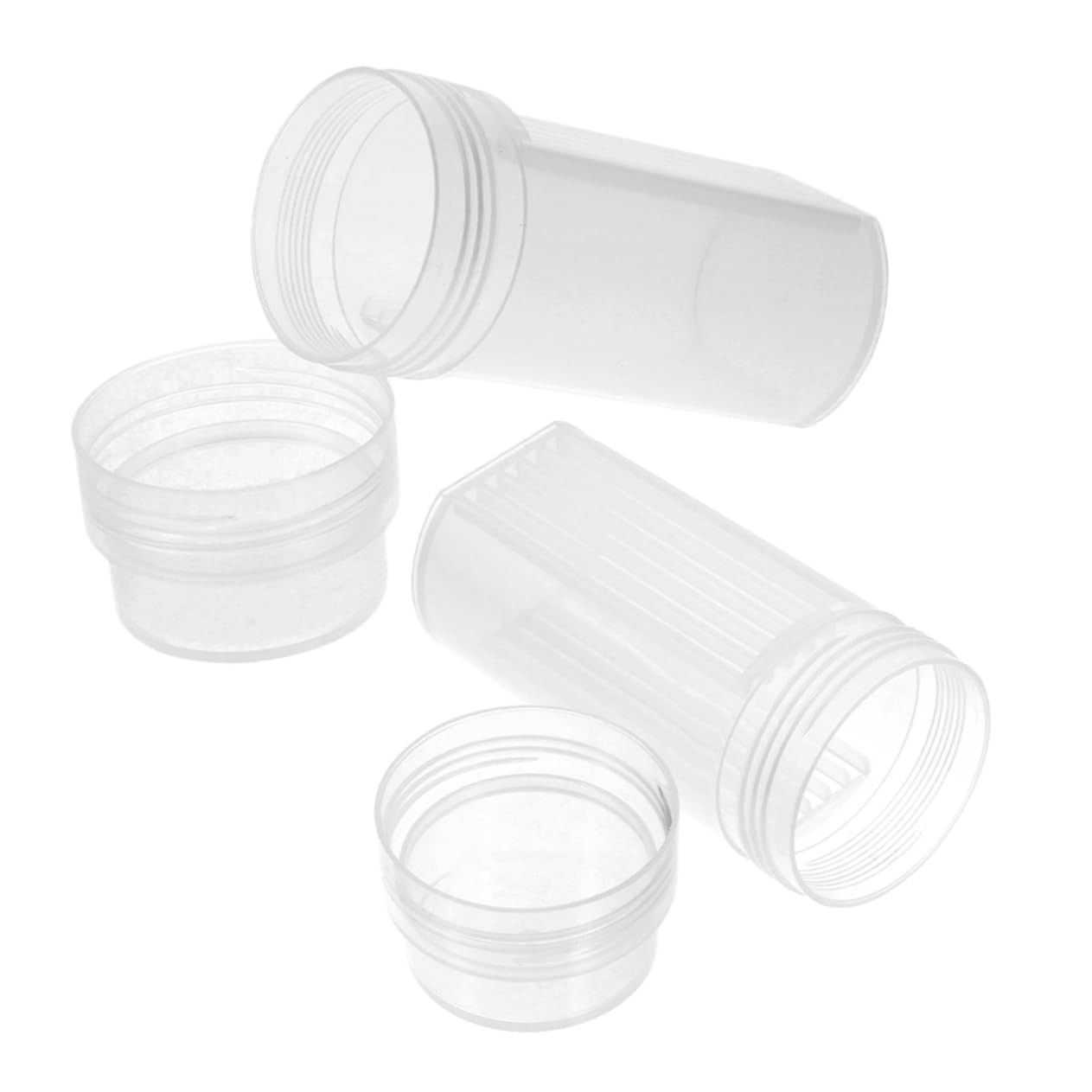 Cabilock Versatile Lab Staining Jar Tank 2 High Transparency Jars Slide Holder for Microscopy Applications