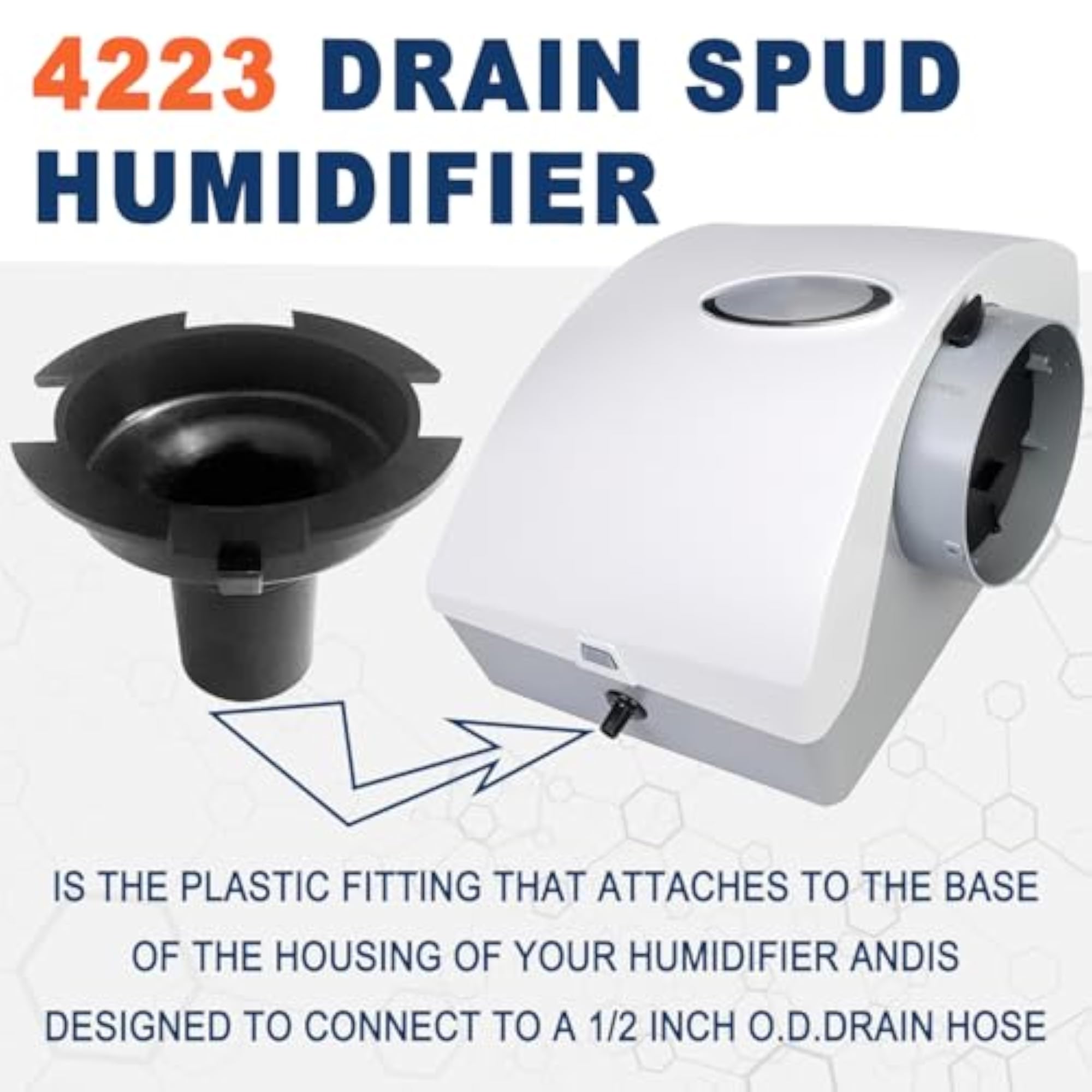 Drain Spud Replacement for Aprilaire Humidifiers