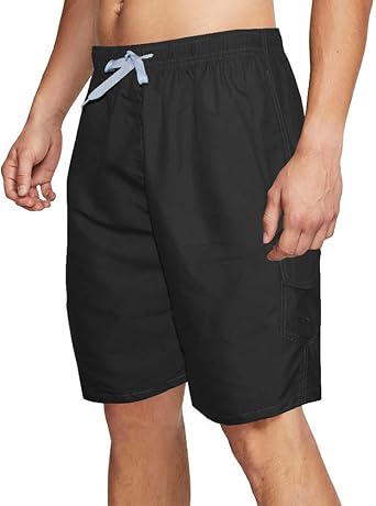 mens above the knee swim trunks